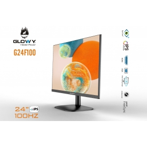 LCD 24" GLOWAY G24F100 IPS (VGA/HDMI, 1080p, 100Hz, Viền mỏng, Kèm cáp HDMI, Treo tường)