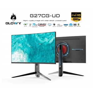 LCD 27' GLOWY G27CG-UD Cong Chính hãng (VA - VGA, HDMI, 1920x1080, 75Hz, 3 cạnh viền mỏng, Kèm cáp H