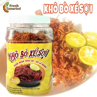 Khô Bò Xé Sợi FT Hũ 500gr - Ăn Vặt Ngon Ngon