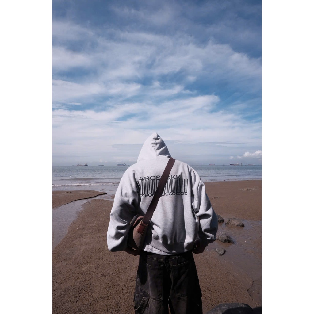 Áo Hoodie Trơn Zip 2 Chiều Vải Dày Dặn - Áo Khoác Hoodie Nỉ 2 Da Form Boxy ARCSICKK