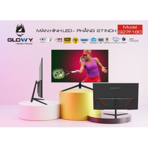 LCD 27" GLOWAY G27F180 IPS Phẳng (DP/HDMI, 1080p, 180Hz, Viền mỏng, Kèm cáp DP, Treo tường)