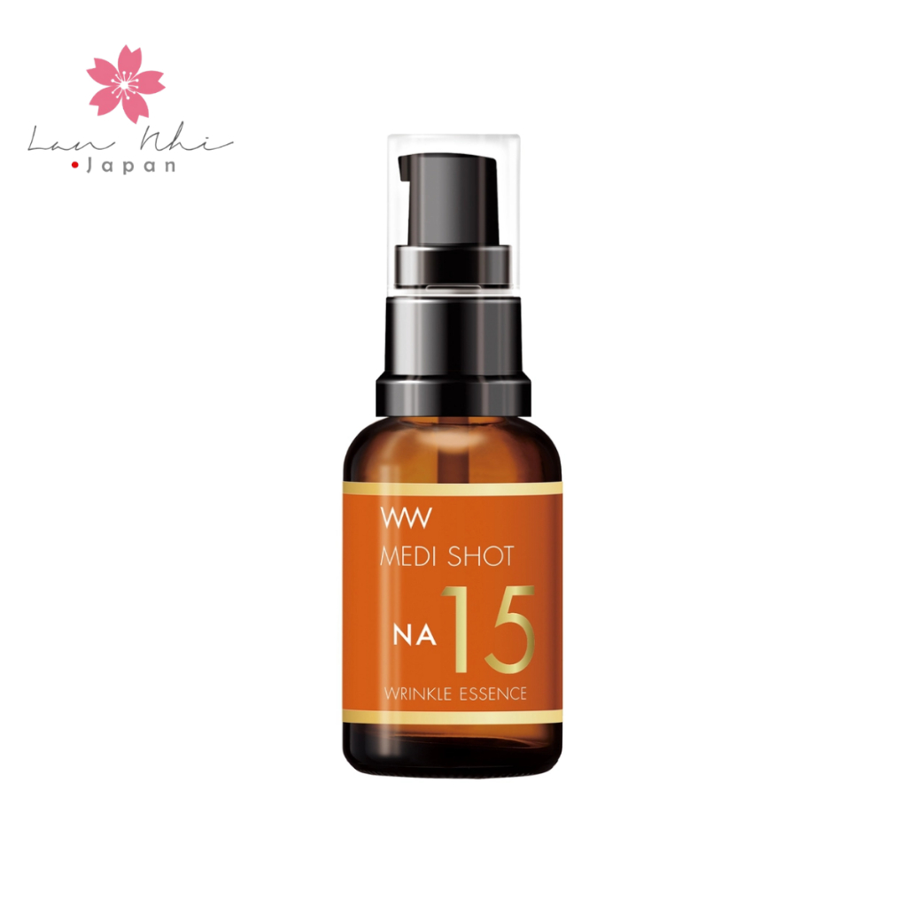 Tinh chất Na15 giảm nhăn chuyên sâu Meishoku Medi Shot Na15 Wrinkle Essence 30ml