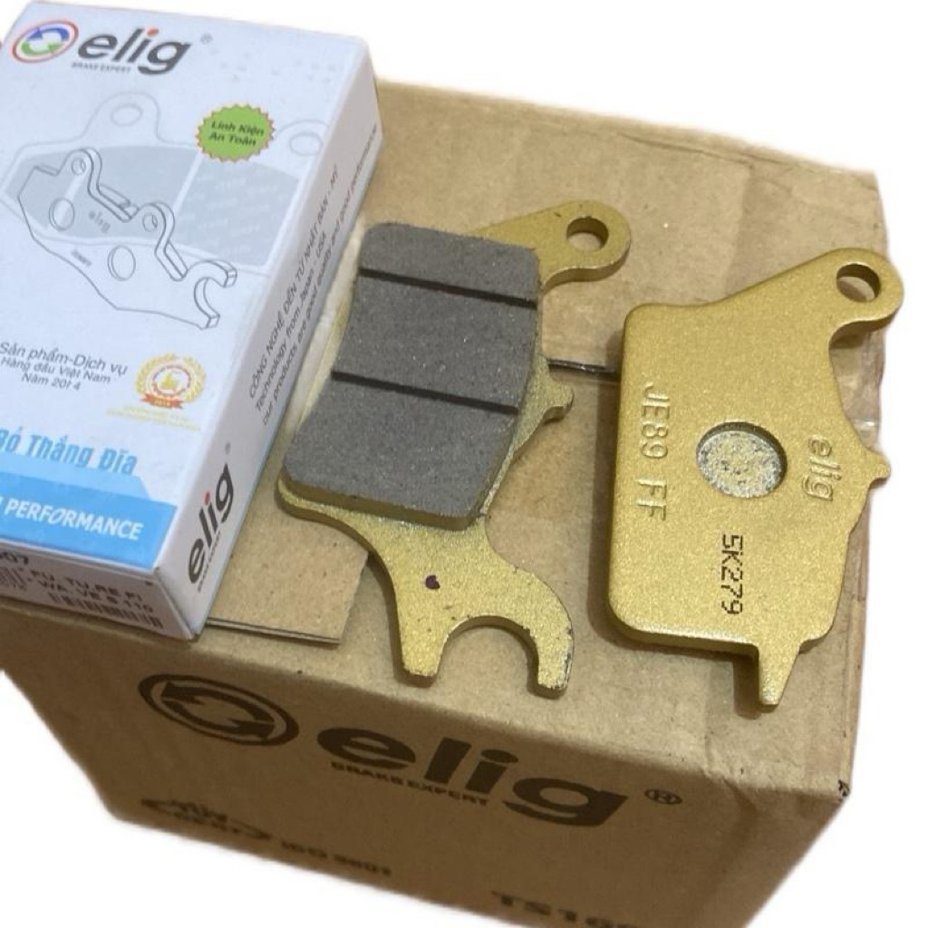ELIG - Bố thắng đĩa trước + sau xe máy các dòng xe hiệu Elig. xe wave/Rs/S110/Raider/Satria/Sh....ch