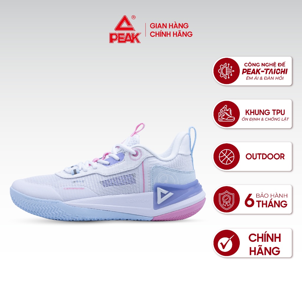 Giày bóng rổ nữ PEAK Taichi Ranger 2.0 Basketball Outdoor DA410028