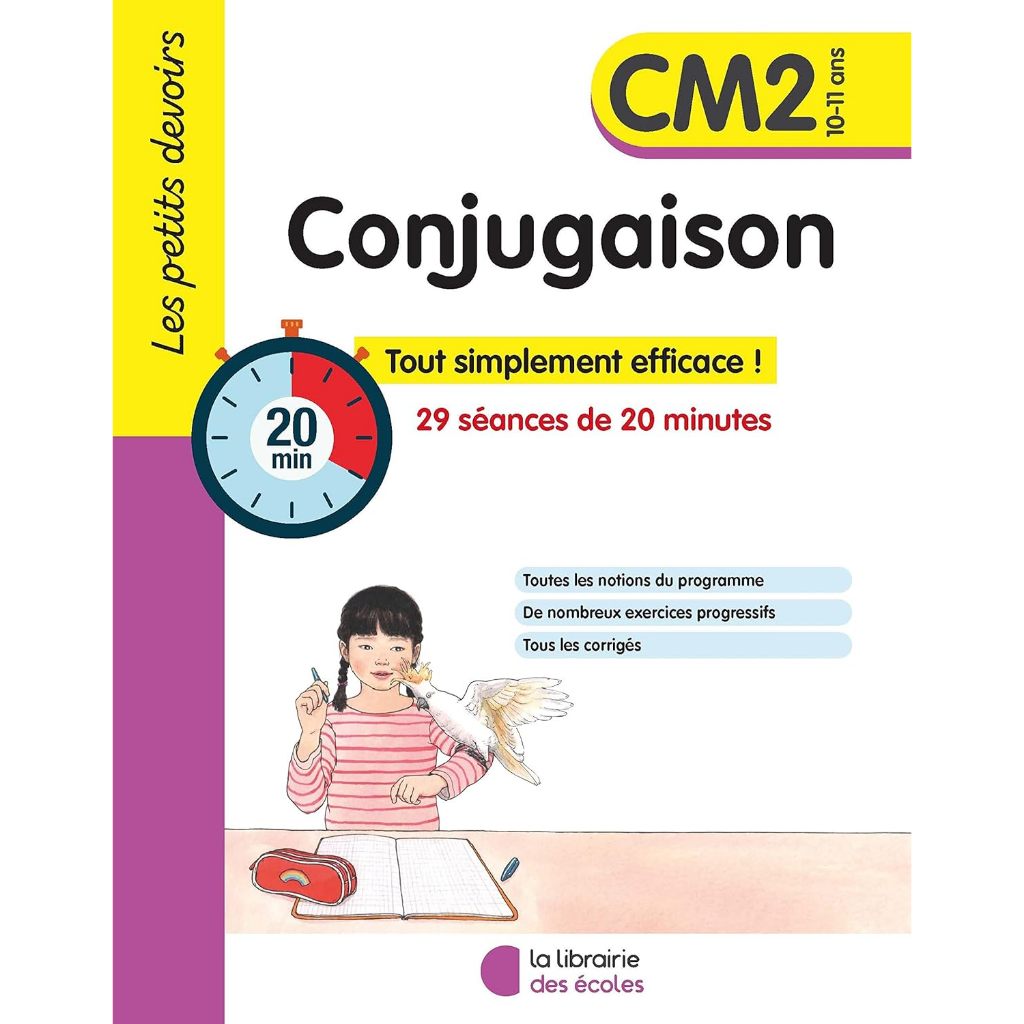 Sách Pháp - Les petits devoirs - Conjugaison CM2 - 9782369408116