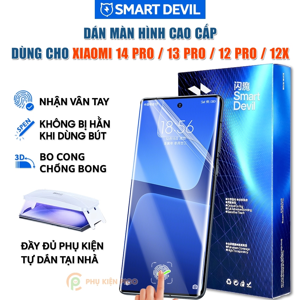 Dán màn hình Smart Devil PPF UV dùng cho Xiaomi 13 Pro / 13 Ultra / 12 Pro / 12S Ultra / 12X full mà