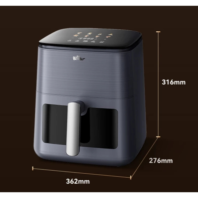 Nồi chiên không dầu 6L Bear QZG-H16R3 (AF-4H16K) 1600W