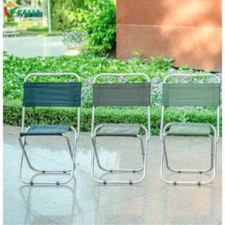 Ghế Dù Xếp Inox Mini – Ghế Xếp Gấp Gọn Du Lịch, Cafe, Dã Ngoại  ( Giao Màu Ngẫu Nhiên )