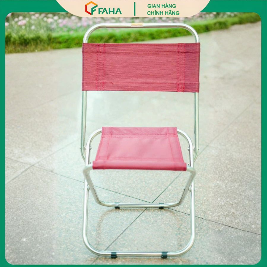 Ghế Dù Xếp Inox Mini – Ghế Xếp Gấp Gọn Du Lịch, Cafe, Dã Ngoại  ( Giao Màu Ngẫu Nhiên )