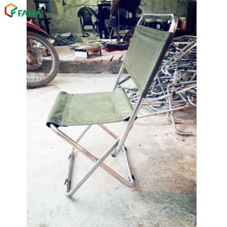 Ghế Dù Xếp Inox Mini – Ghế Xếp Gấp Gọn Du Lịch, Cafe, Dã Ngoại  ( Giao Màu Ngẫu Nhiên )