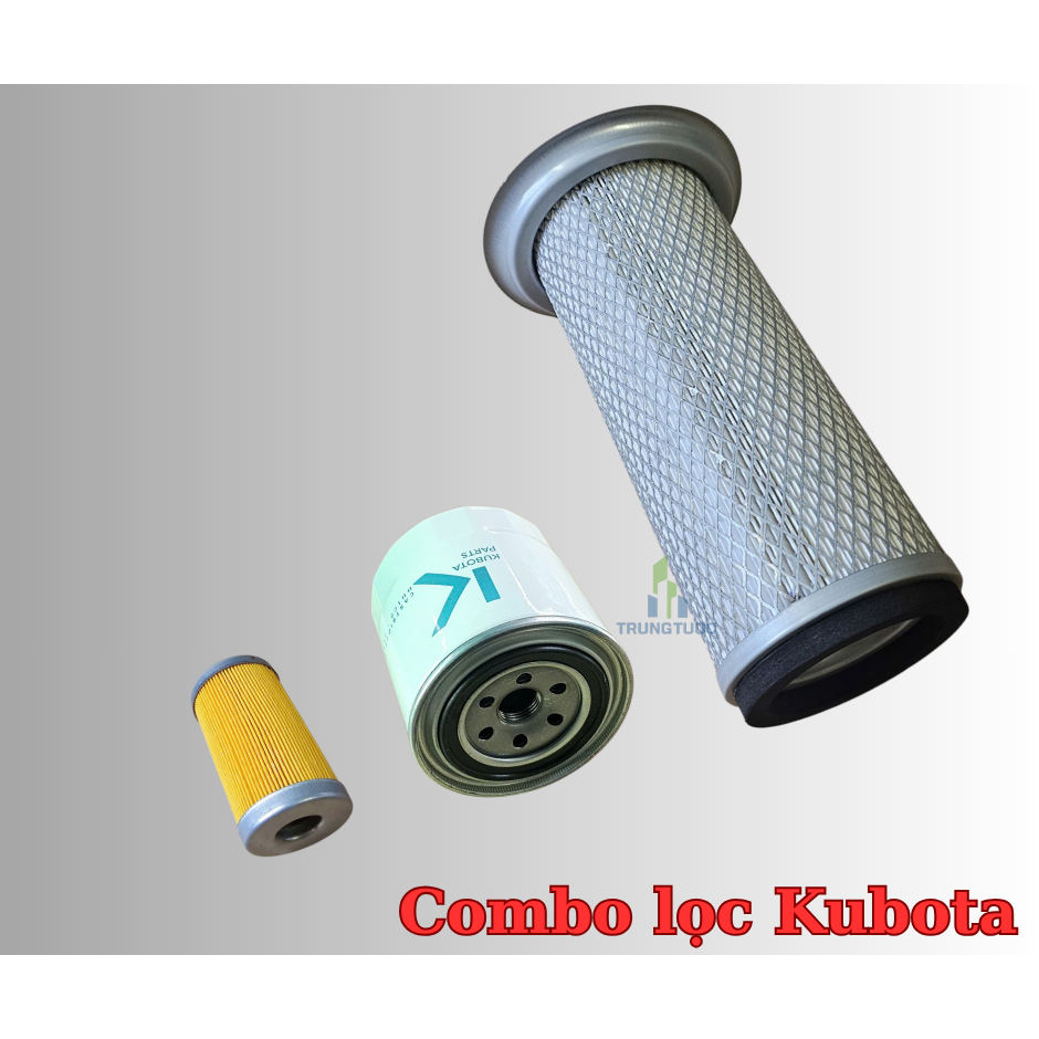 Combo lọc Kubota L1-195, L1-215, L1-235, L1-255, L1-275, L1-295, L1-315, L1-325