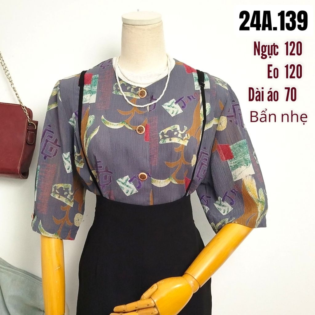 [24A.139] Sơ mi Vintage Nhật