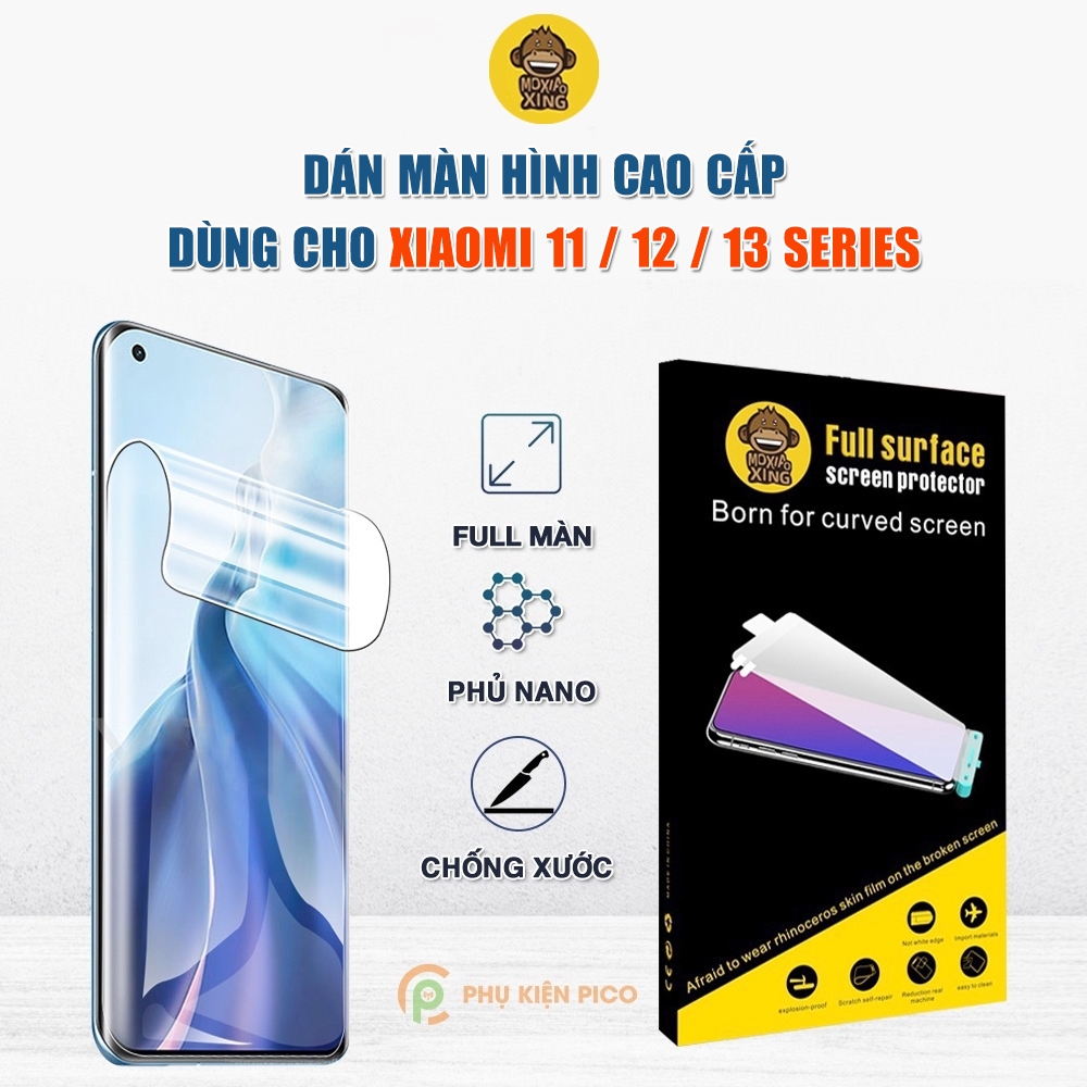 Dán màn hình dùng cho Xiaomi 13 Pro / Mi 12 Pro / 12S Pro / 12X / 11 Pro / 11 Ultra PPF dẻo trong su