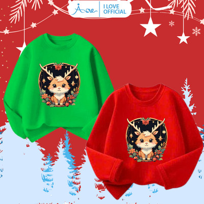 [HÀNG MỚI VỀ] AORE-Áo Thun DÀI TAY Noel, Áo phông dài tay Thu Đông Giáng Sinh Merry Christmas Cotton cho bé