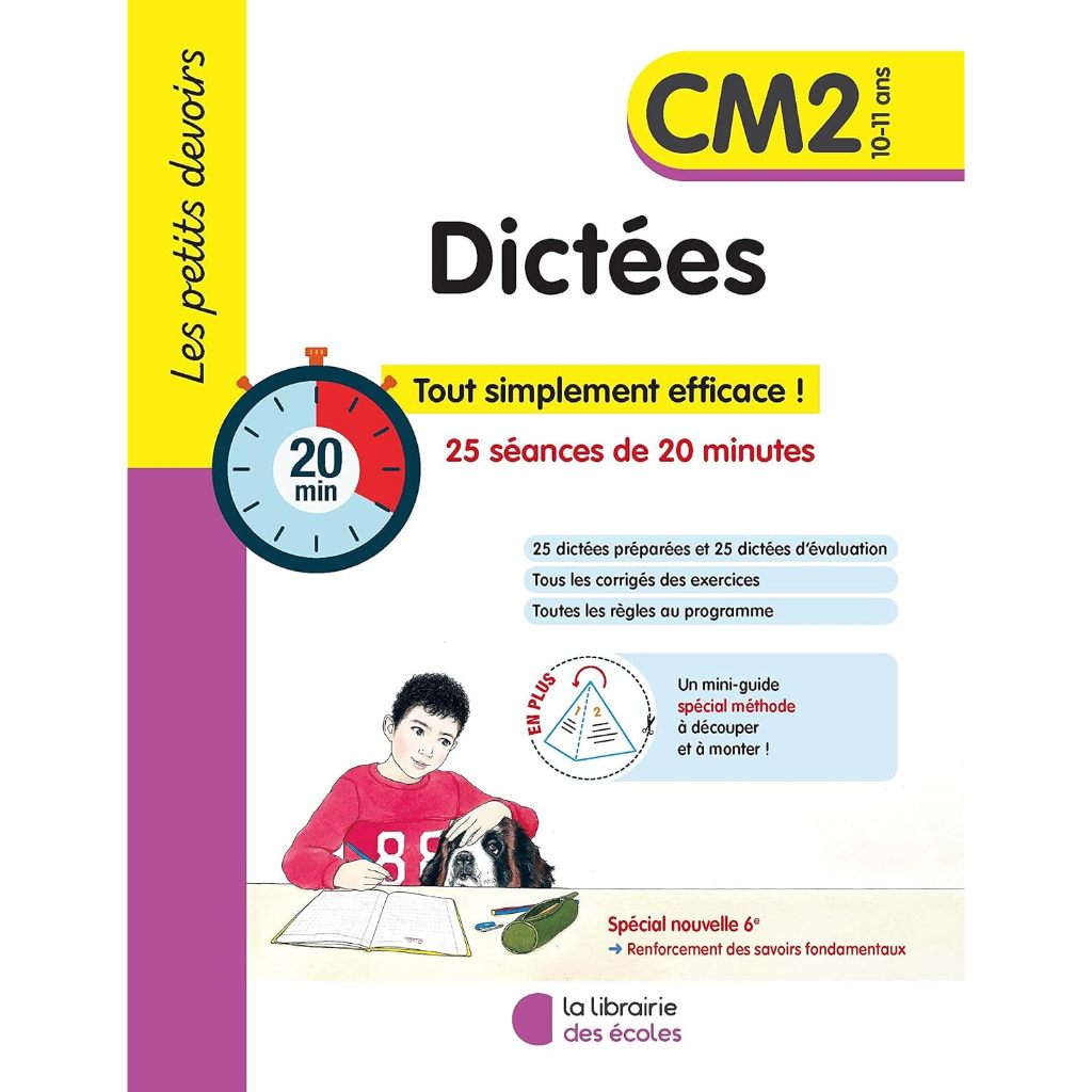 Sách Pháp - Les petits devoirs - Dictées CM2 - 9782369408130