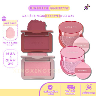   MUA 3 GIẢM 2%  MOONEYES Phấn má hồng Moon eyes Chính Hãng 60 Màu Matte Blush phấn má mịn lì Tự Nhiên Lâu Trôi 6.5g XIN 