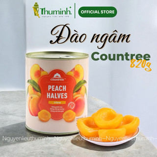 Đào Ngâm Nước Đường Coutree Lon 820g