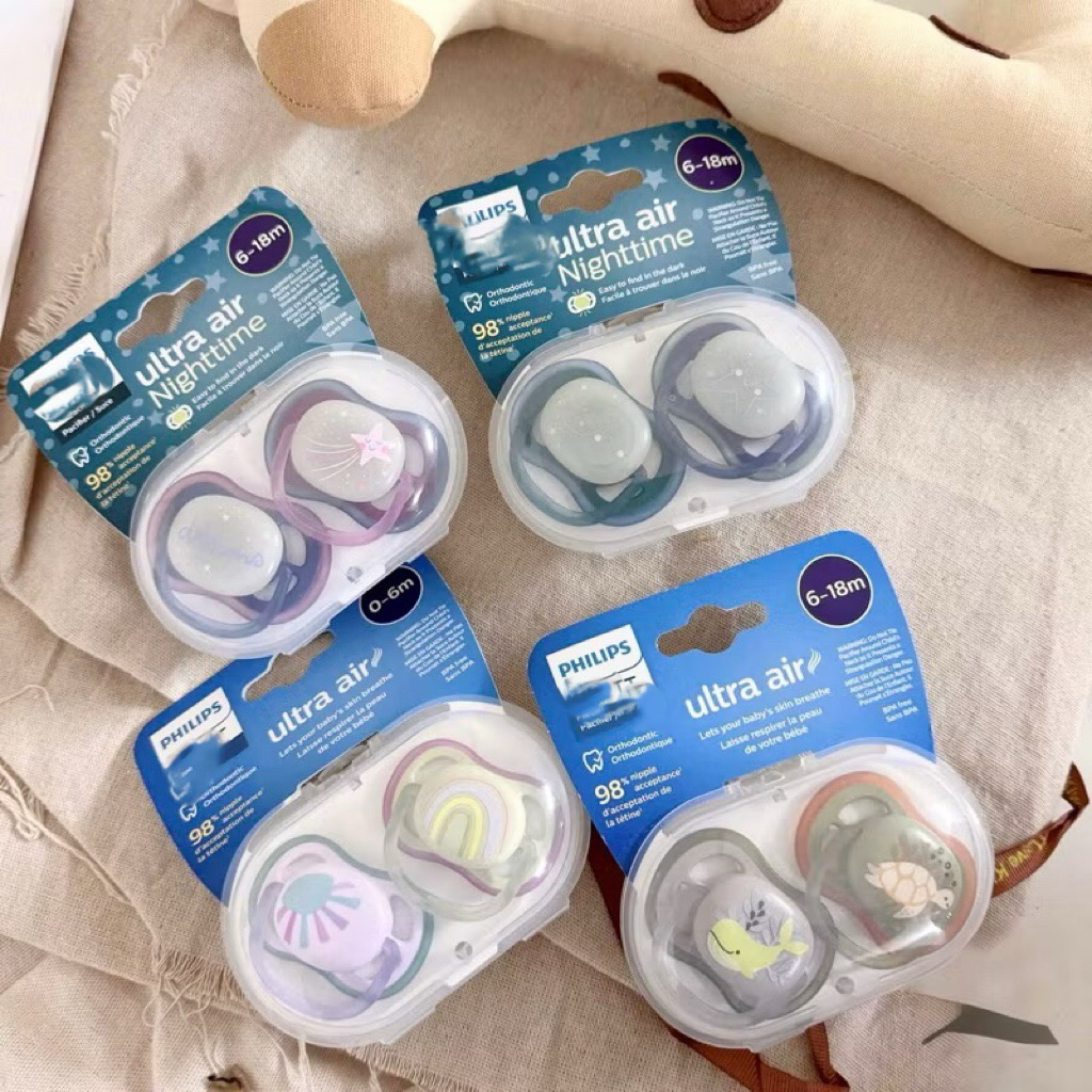 Ti Giả  A.V  Ultra Air/ Ultra Soft Thông Khí, Chỉnh Nha Cho Bé 0-6 Tháng Và 6-18 tháng