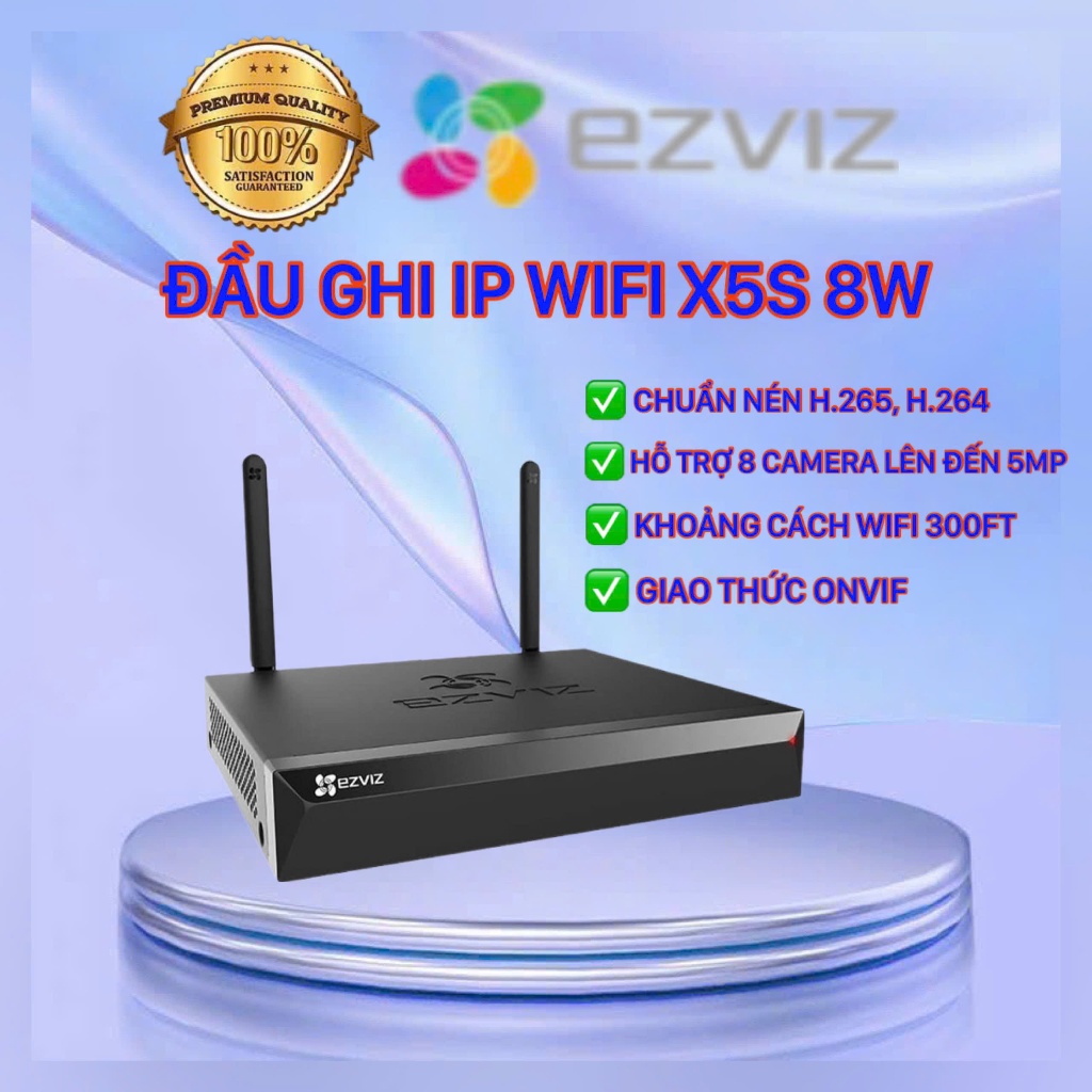 Đầu ghi không dây 8 kênh EZVIZ X5S 8W