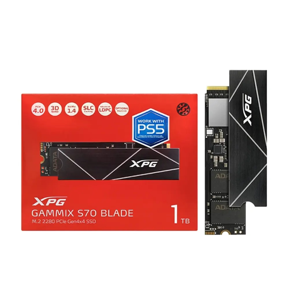 [DRAM] Ổ cứng SSD Adata XPG S70 Blade 1TB M.2 2280 PCIe Gen4 x4 NVMe