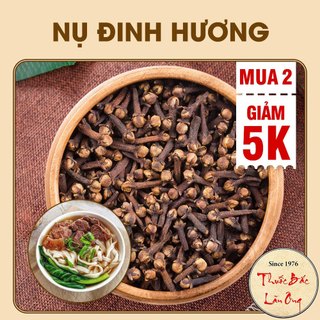 Nụ đinh hương 200g, đinh hương khô Ấn Độ nụ to, thơm, làm gia vị tẩm ướp món ăn tạo vị thơm nồng