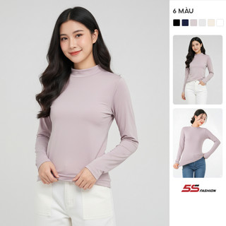  Áo Giữ Nhiệt Nữ HEAT-TECH Extra-warm 5S FASHION Lót Bông Nỉ Cực Ấm Trơn Basic  WAGN25011  