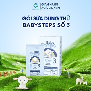  Sữa dê công thức Baby Steps số 3 gói dùng thử 29,6g 
