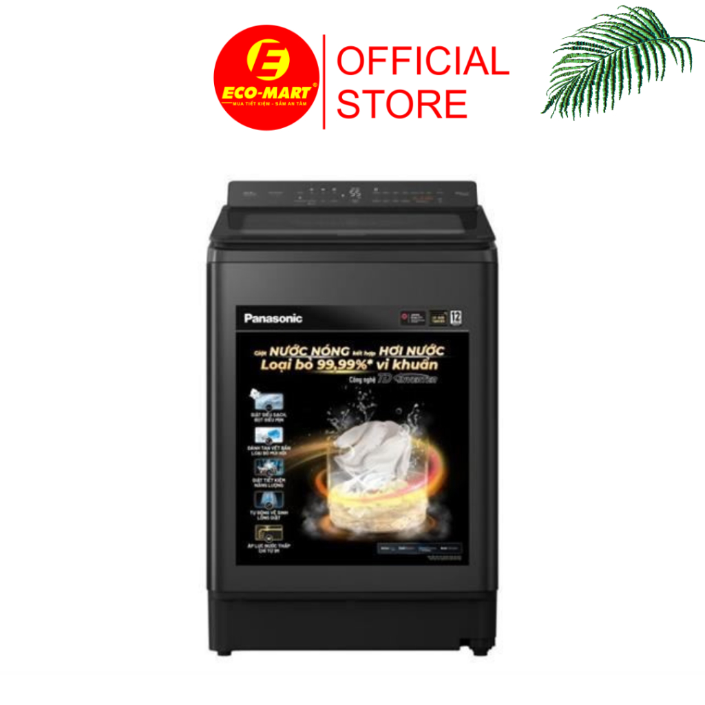Máy giặt Panasonic NA-FD115V3BV Inverter 11.5 kg cửa trên có lắp đặt