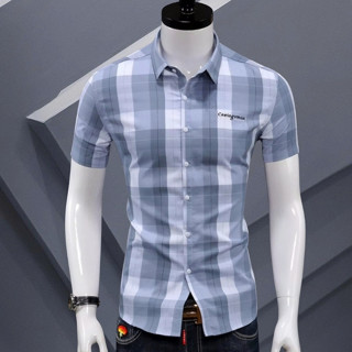  Áo Sơ Mi Nam Caro Ngắn Tay 3D Phối Chữ Thời Trang PONIVA Thiết Kế Trẻ Trung Cá Tính Hàng Chất Lượng VNXK 