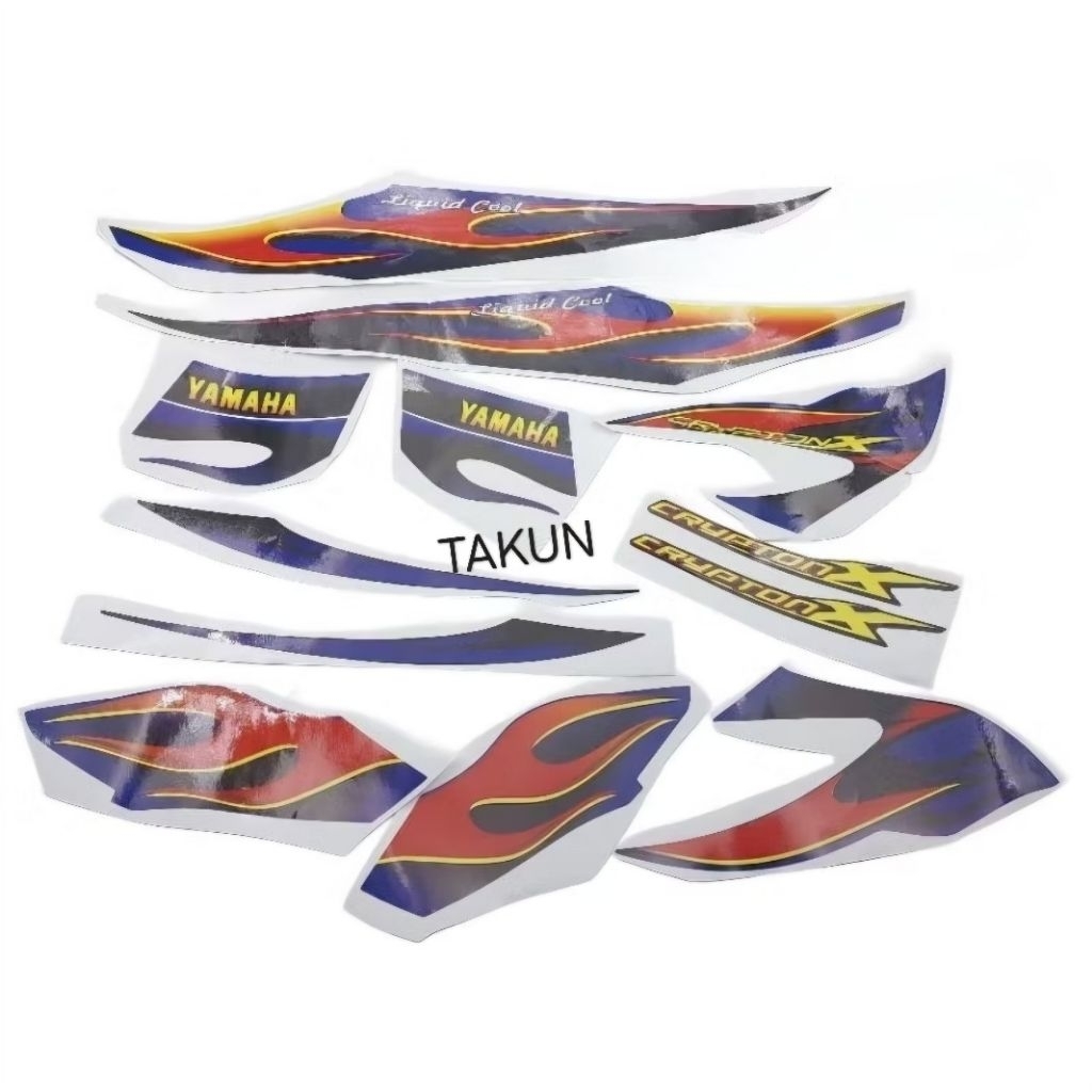 Bộ tem lửa xe EXCITER 2006-2010 CRYPTON X 135