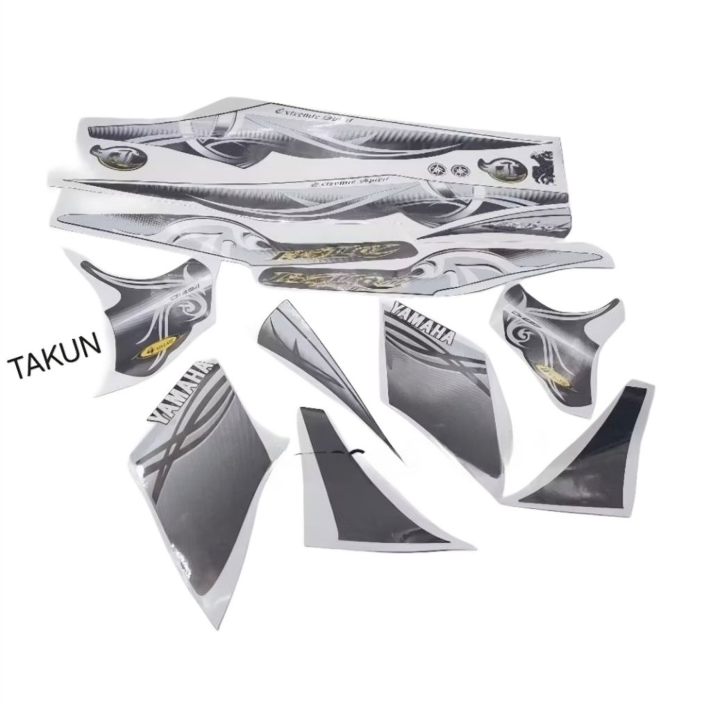 Bộ tem 135 LC xe EXCITER 2006-2010 đen trắng