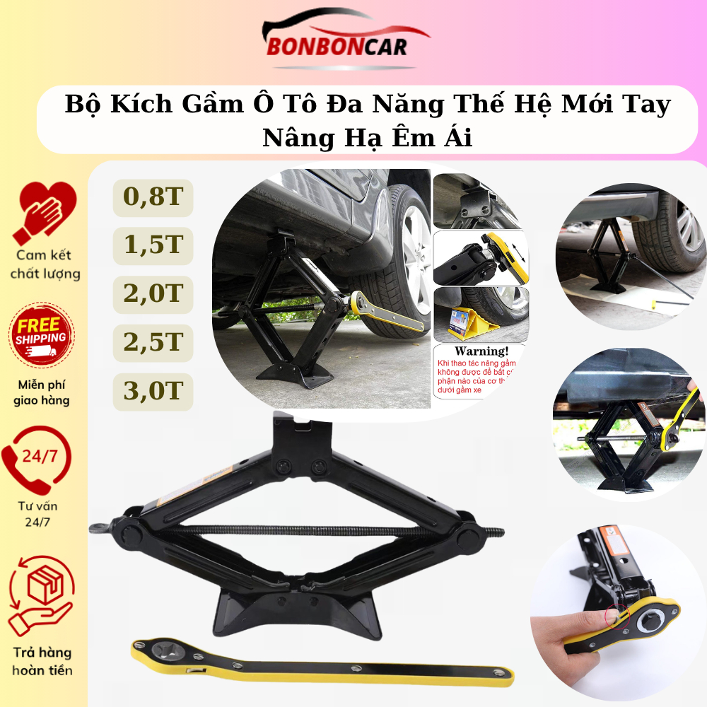 Bộ Kích Gầm Ô Tô Đa Năng Thế Hệ Mới