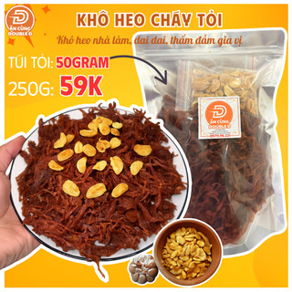  Khô Heo Cháy Tỏi DoubleD Food Loại 1 Thịt Sấy Thơm Ngon Tươi Đậm Vị An Toàn Vệ Sinh Thực Phẩm 