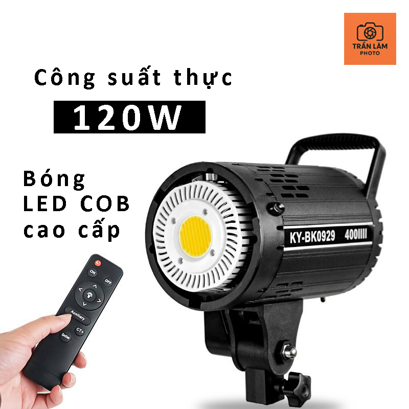 Đèn Studio BK0929 (công suất thực 120W) chuyên livestream, quay video chụp ảnh