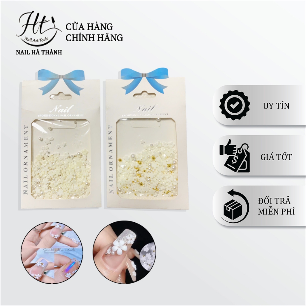 Set charm hoa bi nhiều màu, đa dạng mẫu lựa chọn