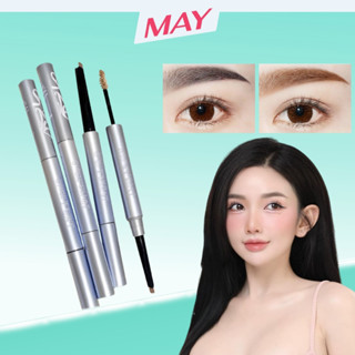  Mascara lông mày tích hợp Chì kẻ mày Sweetmint 2in1 Chuốt lông mày nhuộm màu lâu trôi 