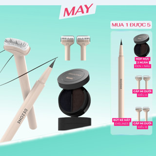  Khuôn kẻ mi dưới và kẻ mắt eyeliner DEZONE bút kẻ mi dưới siêu mảnh under eyelash pen không trôi 