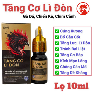 TĂNG CƠ LÌ ĐÒN - CALTOPHO L Gà ĐÁ- tăng cơ, chắc cựa, bền cựa, deo dai, tăng bo, mọc lông chống cắn mổ trên gà