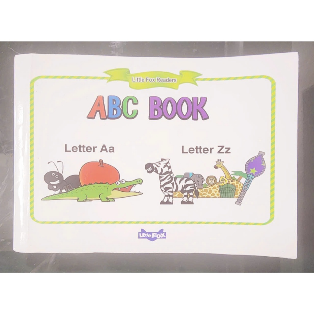 Vở little fox readers ABC Book ,Word families ( từ 1-20 in màu laze giấy thường)