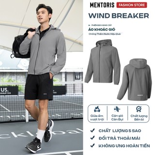  Áo khoác gió cao cấp MENTORIS bản JACKET PREMIUM thiết kế basic màu sắc đa dạng giữ ấm  tốt MAG01 