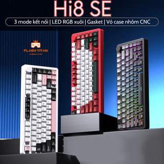  Bàn phím cơ không dây Leobog Hi8 SE - Vỏ nhôm CNC - Hỗ trợ 3 mode kết nối - LED RGB mạch xuôi -  Có app 