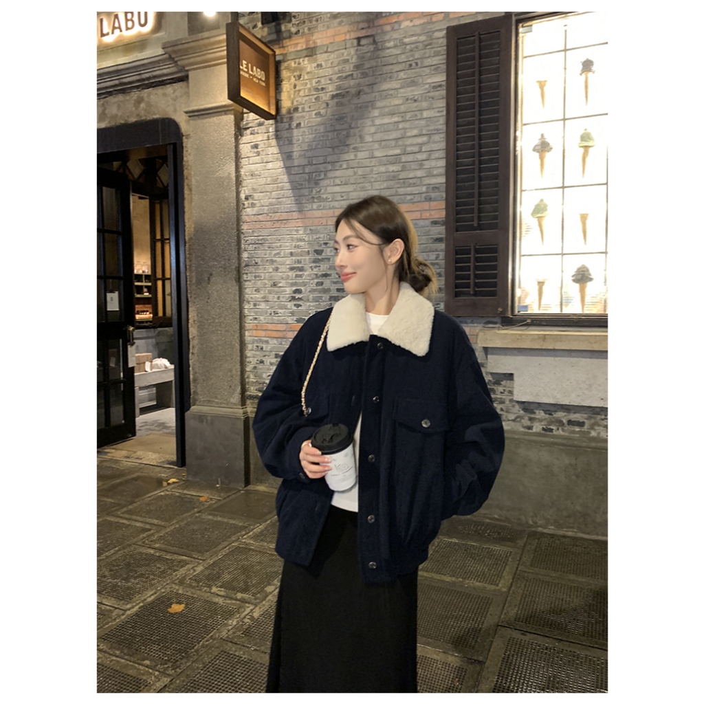 [Vui lòng nhắn tin shop trước khi đặt đơn] ÁO KHOÁC KAKI CỔ LÔNG PUSUMEDE 6594