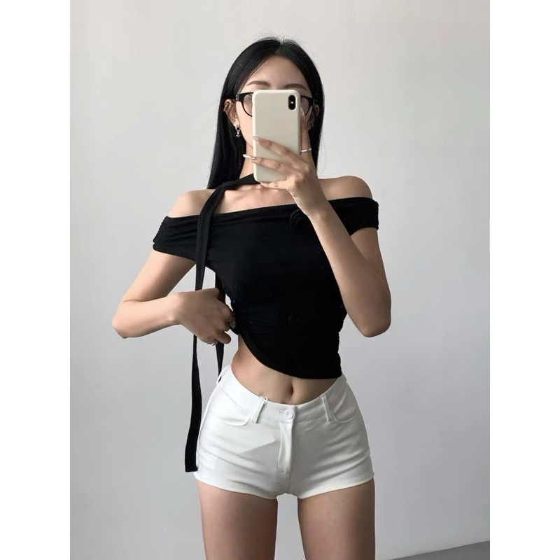 Quần Short Nữ Ngắn Cạp Trễ Quần Đùi Nữ Cạp Trễ Quần Đùi Siêu Ngắn Cạp Trễ Co Giãn 4 Chiều By Capy | BigBuy360 - bigbuy360.vn