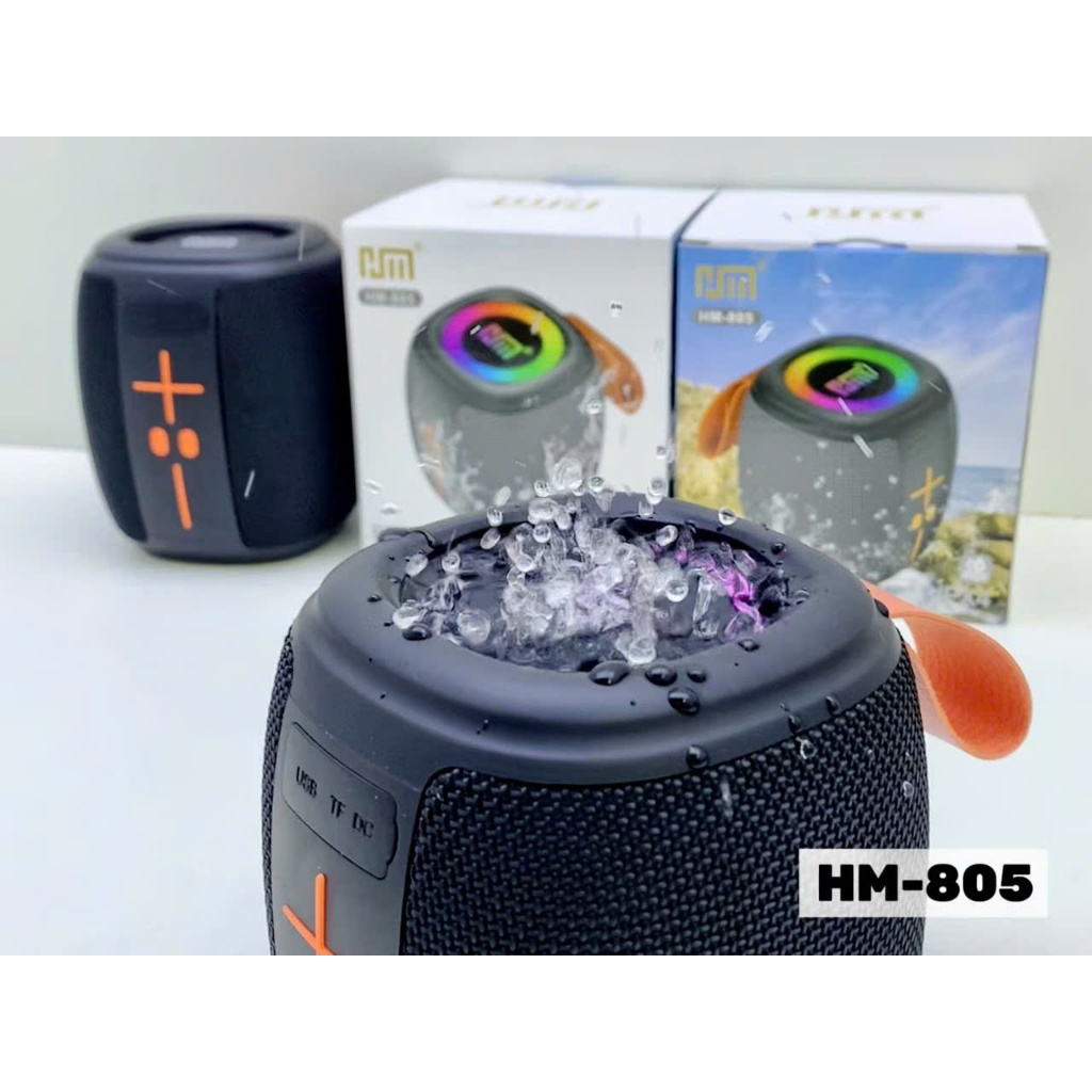 Loa Bluetooth HM805 chống nước, siêu trầm