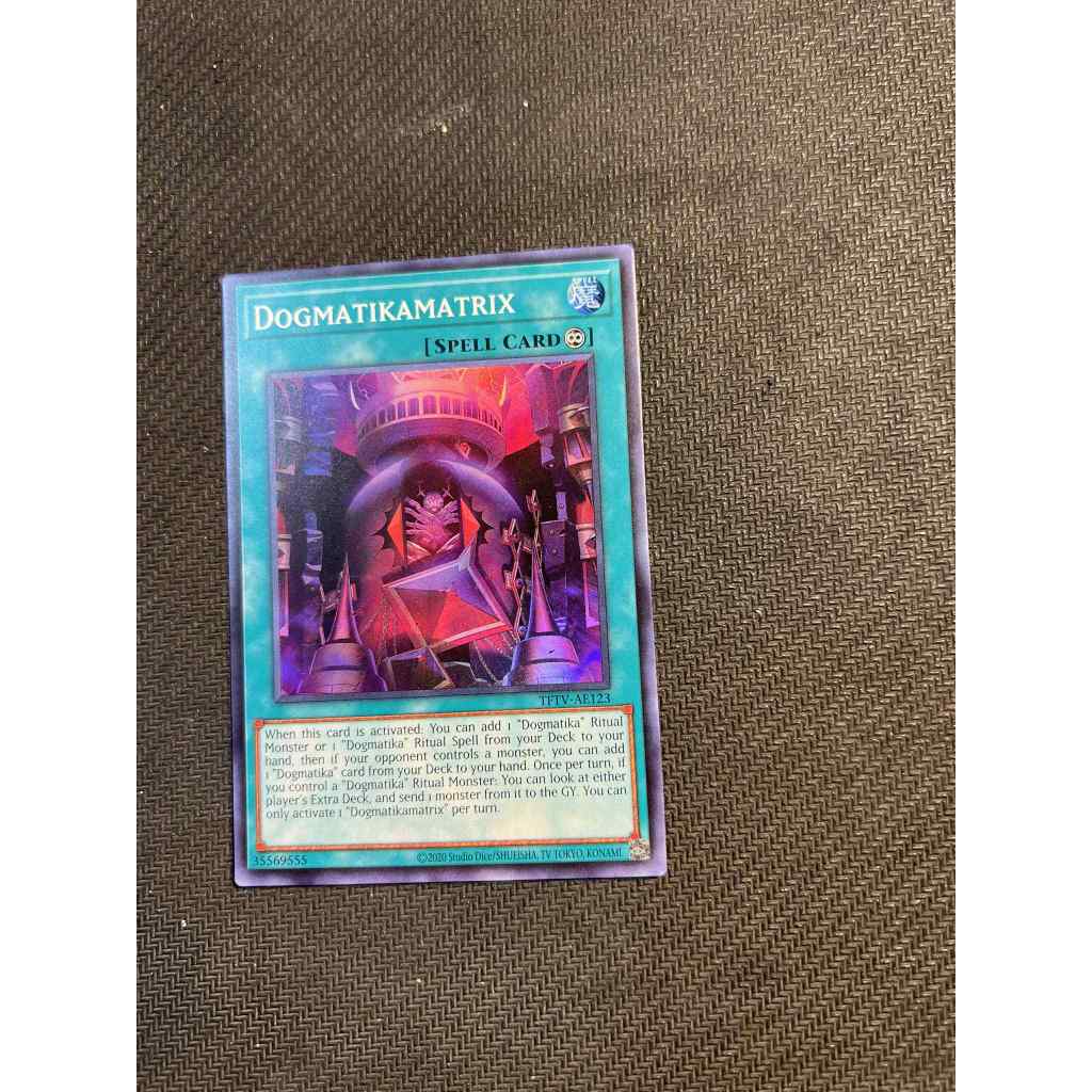 thẻ bài Yugioh chính hãng Dogmatikamatrix TFTV-AE123