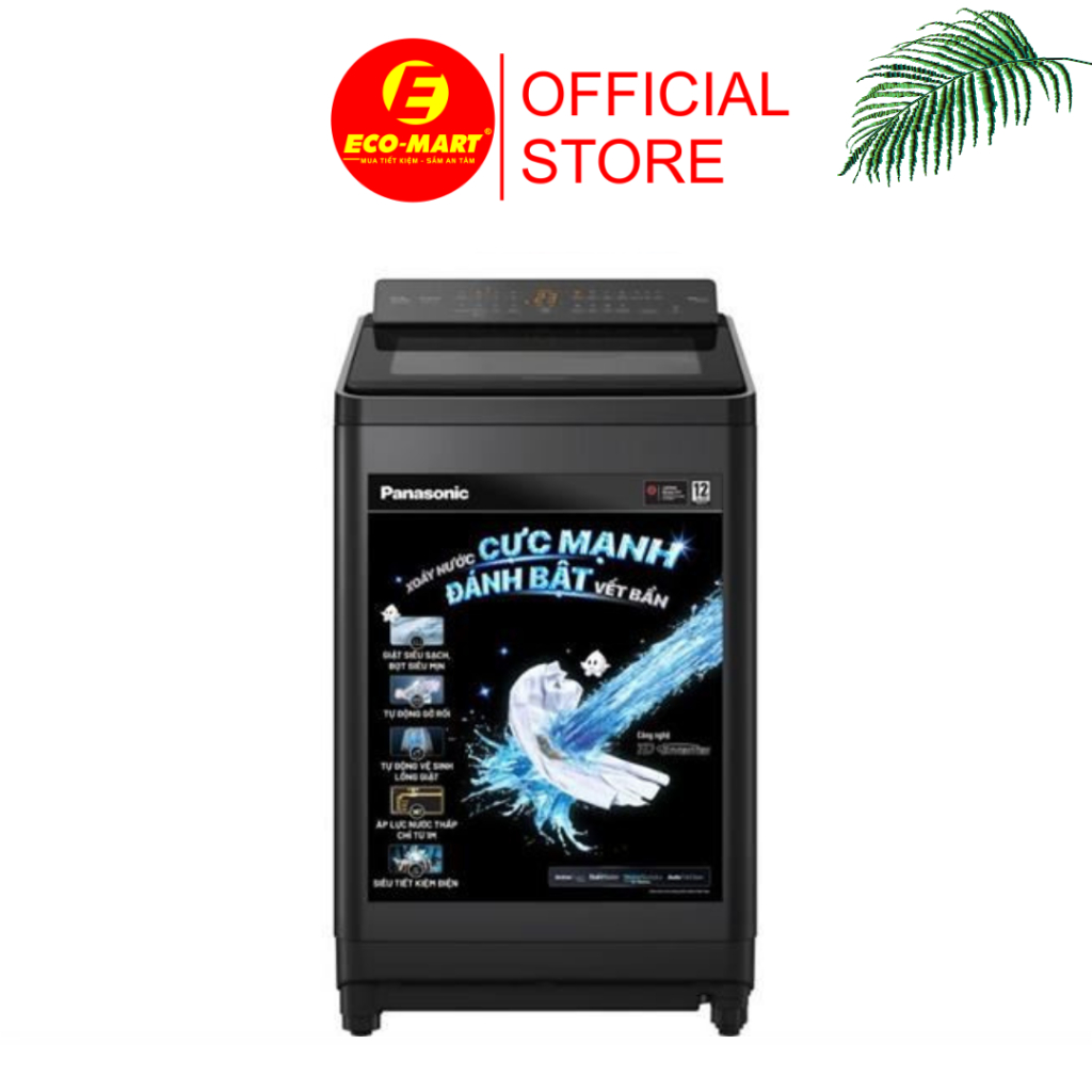 Máy giặt Panasonic NA-FD125X3BV Inverter 12.5 kg cửa trên Có lắp đặt