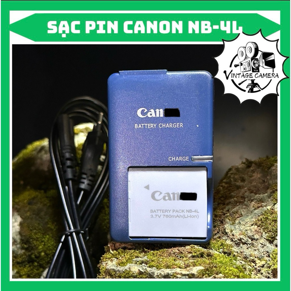 Sạc Canon NB-4L dùng cho IXY 31S/IXUS 310 HS/ELPH 500HS,  IXUS 220HS/ IXY 410/ ELPH 300HS,....