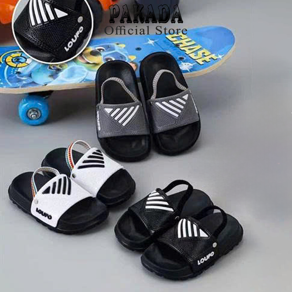 Dép Sandal Tập Đi Cho Bé Siêu Nhẹ Có Quai Chống Tuột LOUFO