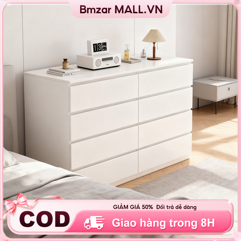 BMZAR Tủ Gỗ 6 Ngăn Kéo Cao Cấp - Kích Thước Lý Tưởng Cho Đầu Giường, Chứa Được Mọi Đồ Lặt Vặt | BigBuy360 - bigbuy360.vn