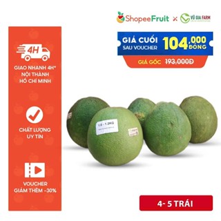 [TOÀN QUỐC] Bưởi Lão Da Xanh Bến Tre - mọng nước, ngọt, có hậu chua nhẹ